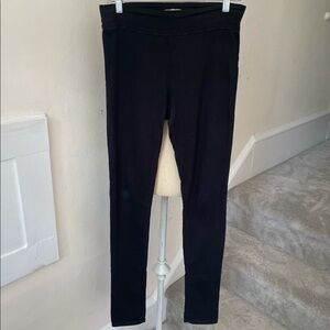Current/Elliot Black Pull On Denim Legging Jegging